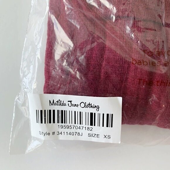 NWT Matilda Jane Women Burgundy Storyteller Bomber Jacket, XS - Picture 11 of 11